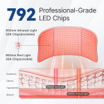 72W FDA-Certified NIR 850nm Red Light Therapy Belt - Image 3