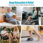 Red Light Ankle Massager with Heat Vibration 3000mAh