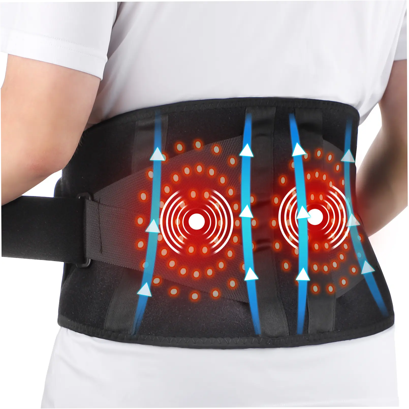 moissanitedream-37tq9xqt Red Light Therapy Belt with Heat and Vibration Massage - Image 1