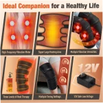 Heated Knee Massager with 4 Motors, Smart Control - Image 5