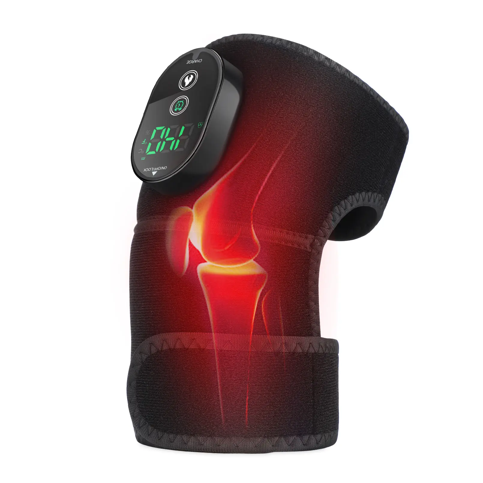 moissanitedream-6fb4f8ca Wireless Heating Knee Support with Massage Therapy - Image 1