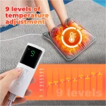 Smart Temperature Control Heated Foot Mat for Home Office
