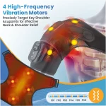 Magnetic Heated Shoulder Massager with Remote Control - Image 5