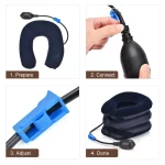 HailiCare Inflatable Neck Traction Pillow with Far-Infrared Heat - Image 6