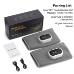 Dual Leg Massager with Heat Air Compression Recovery - Image 6
