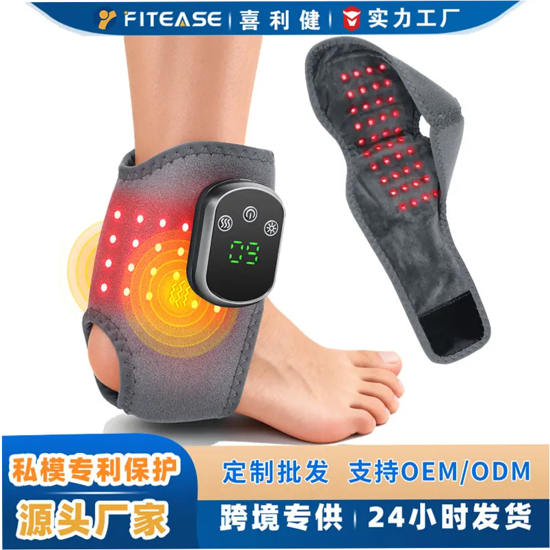 moissanitedream-dr5hconn Ankle Red Light Therapy Device with Heat Massage - Image 1