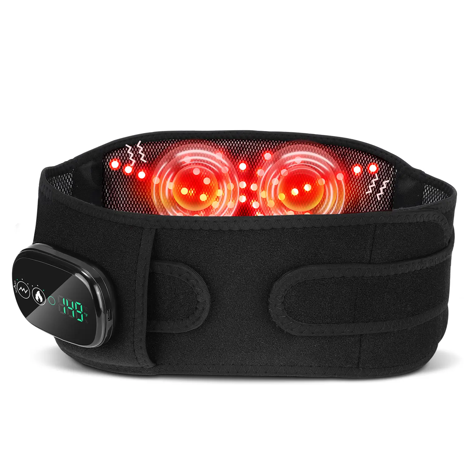 moissanitedream-geuz9004 Red Light Therapy Belt with Heat Vibration Massage - Image 1