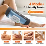 Dual Air Compression Leg Massager with Heat - Image 4