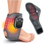 Ankle Red Light Therapy Device with Heat Massage
