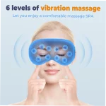 Blue Heated Eye Mask with Vibration Massage - Image 5