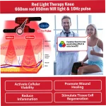 96-LED Red Light Knee Wrap for Recovery Support - Image 5