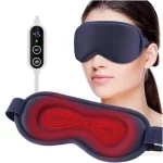 Blue Heated Eye Mask with Vibration Massage - Image 3
