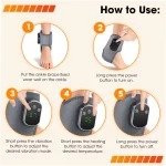 Ankle Red Light Therapy Device with Heat Massage - Image 5