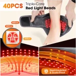 Ankle Red Light Therapy Device with Heat Massage - Image 6